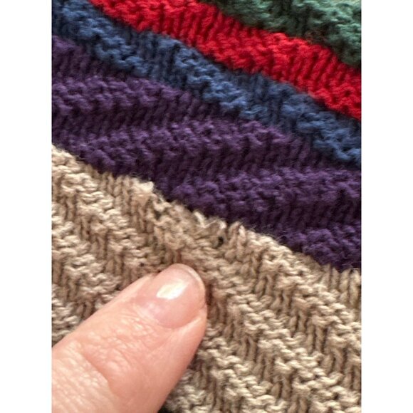 Vintage Duck Head Cable Knit Cotton Sweater - Cozy Retro Style with Character - Picture 6 of 6